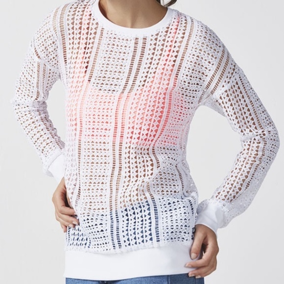 Fabletics Tops - Fabletics Sophie Tunic White Large